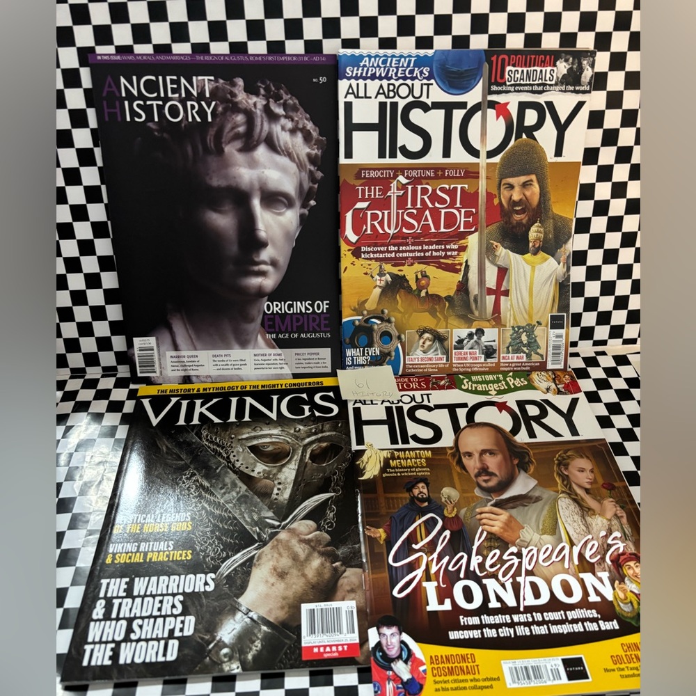 Lot of 4 history magazines NEW